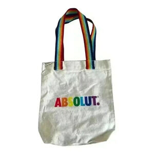 Pride‎ Tote Bag 90s absolute vodka, rainbow, pride, tote bag